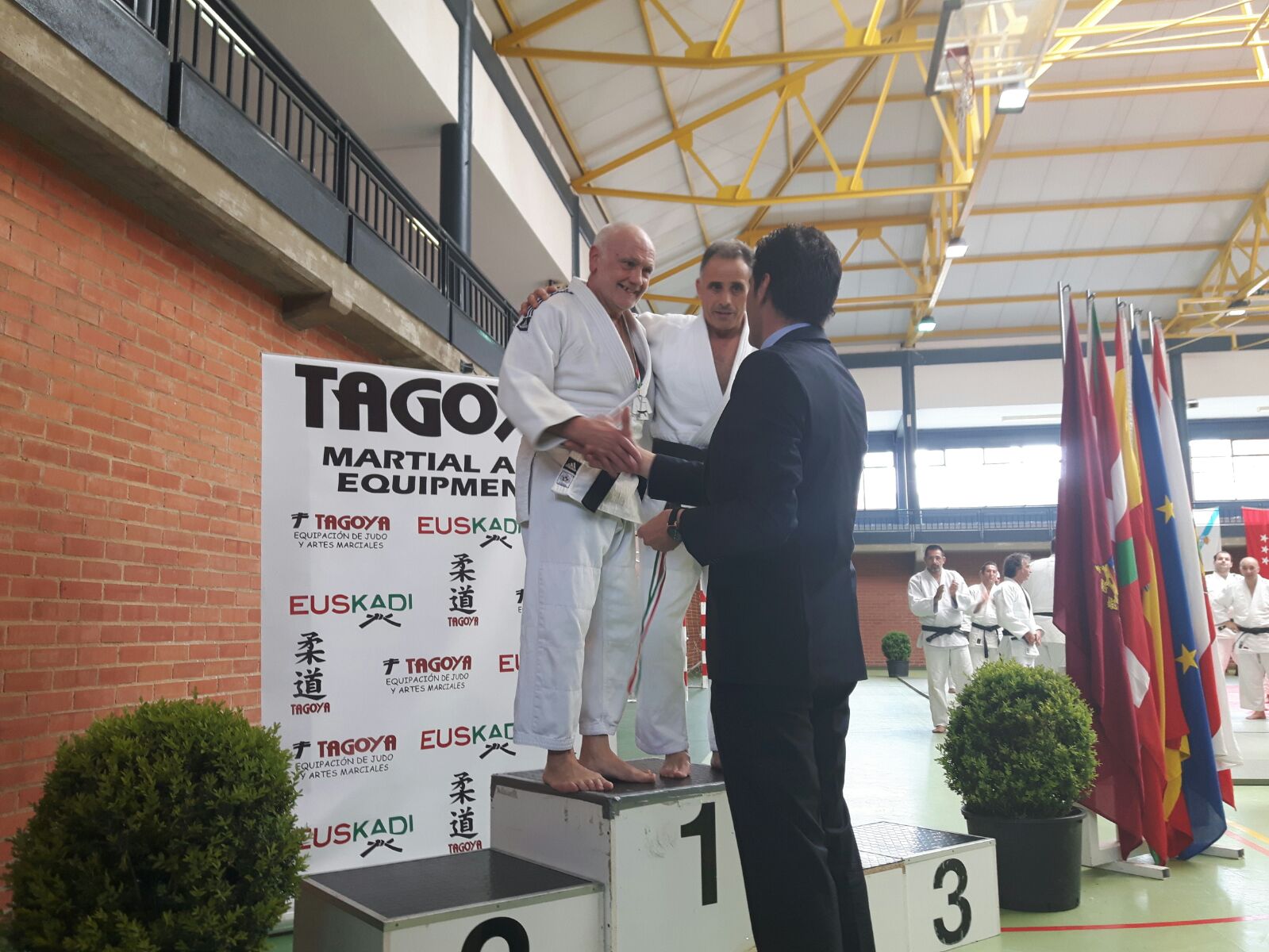 3 Medallas en la Copa Espa&ntilde;a de Judo Veteranos, Vitoria 14-05-16